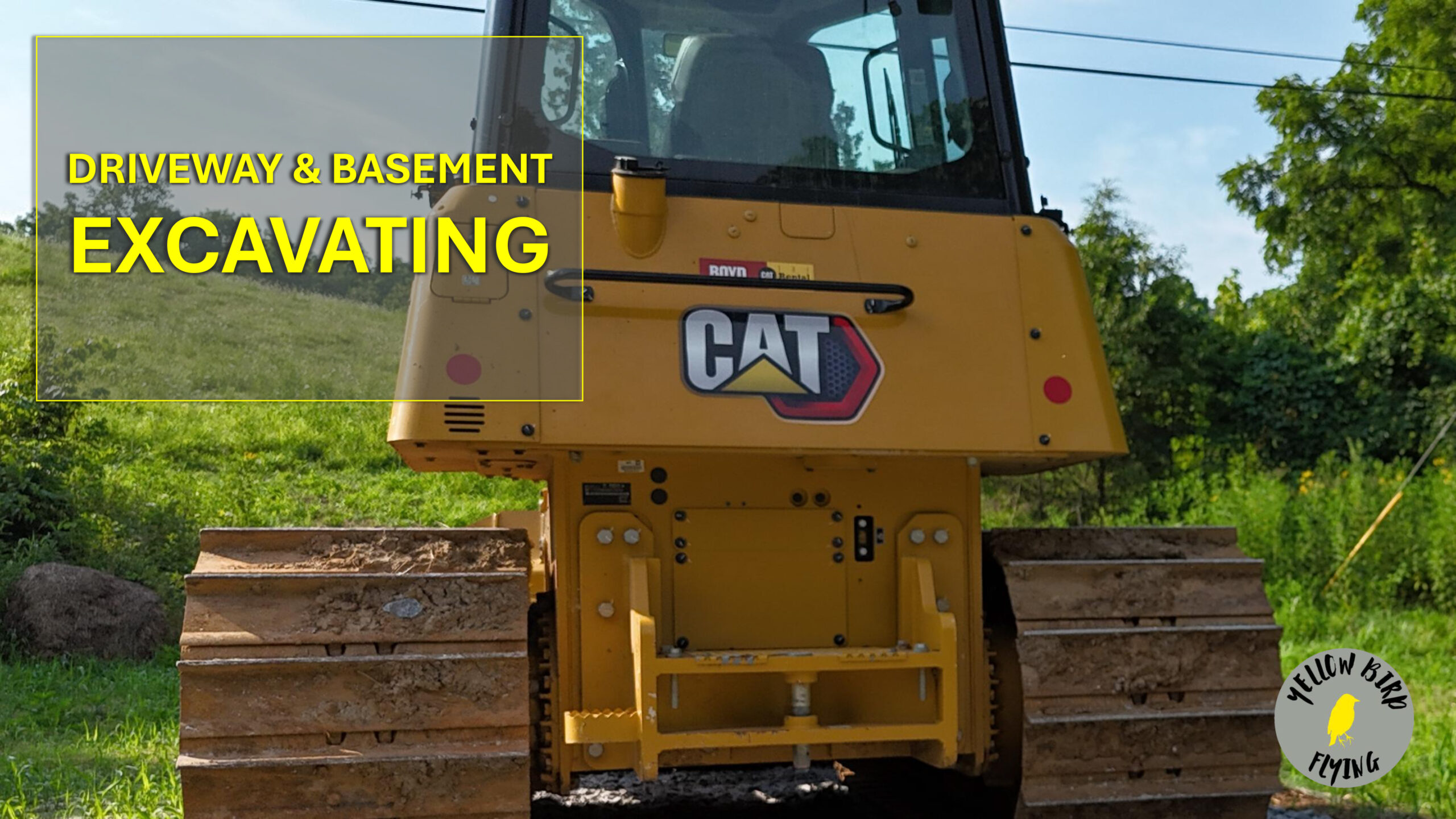 Yellow Bird Flying Driveway & Basement Excavating